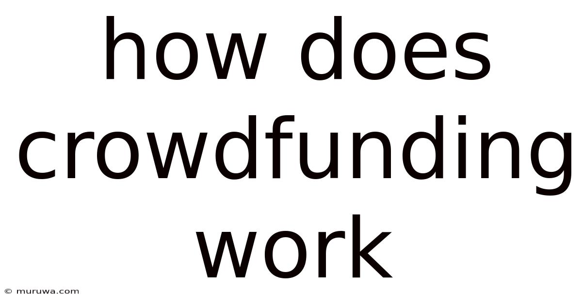 How Does Crowdfunding Work