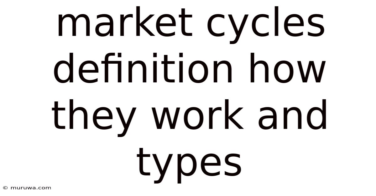 Market Cycles Definition How They Work And Types Market Cycles Definition How They Work And Types