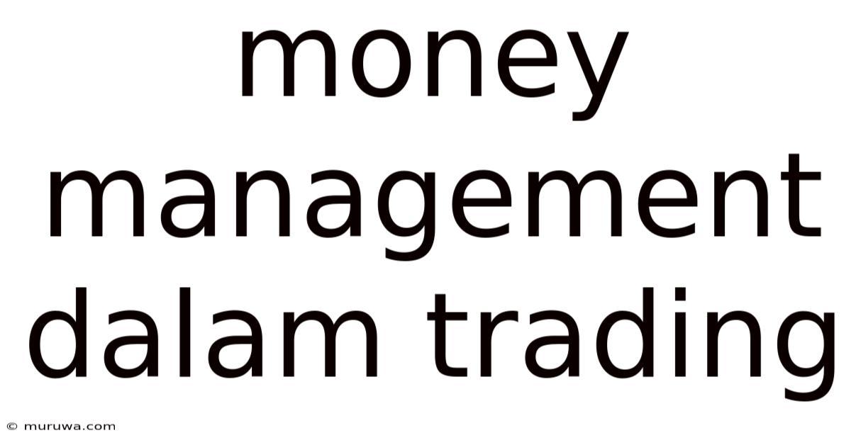 Money Management Dalam Trading Money Management Dalam Trading